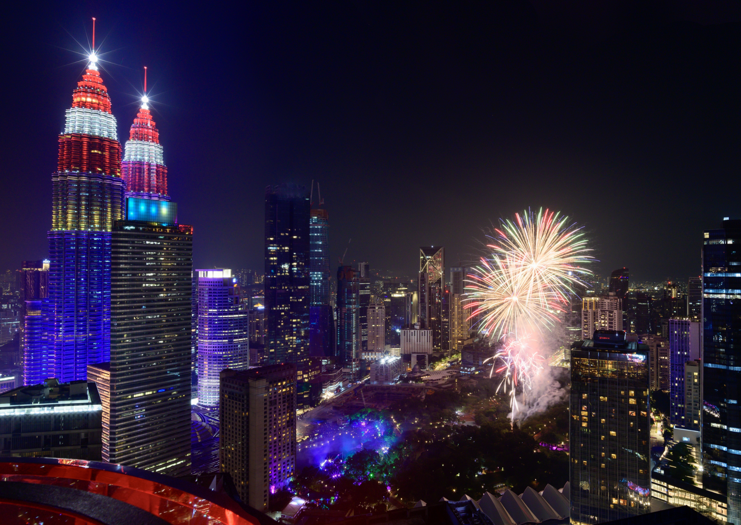 EQ Merdeka fireworks